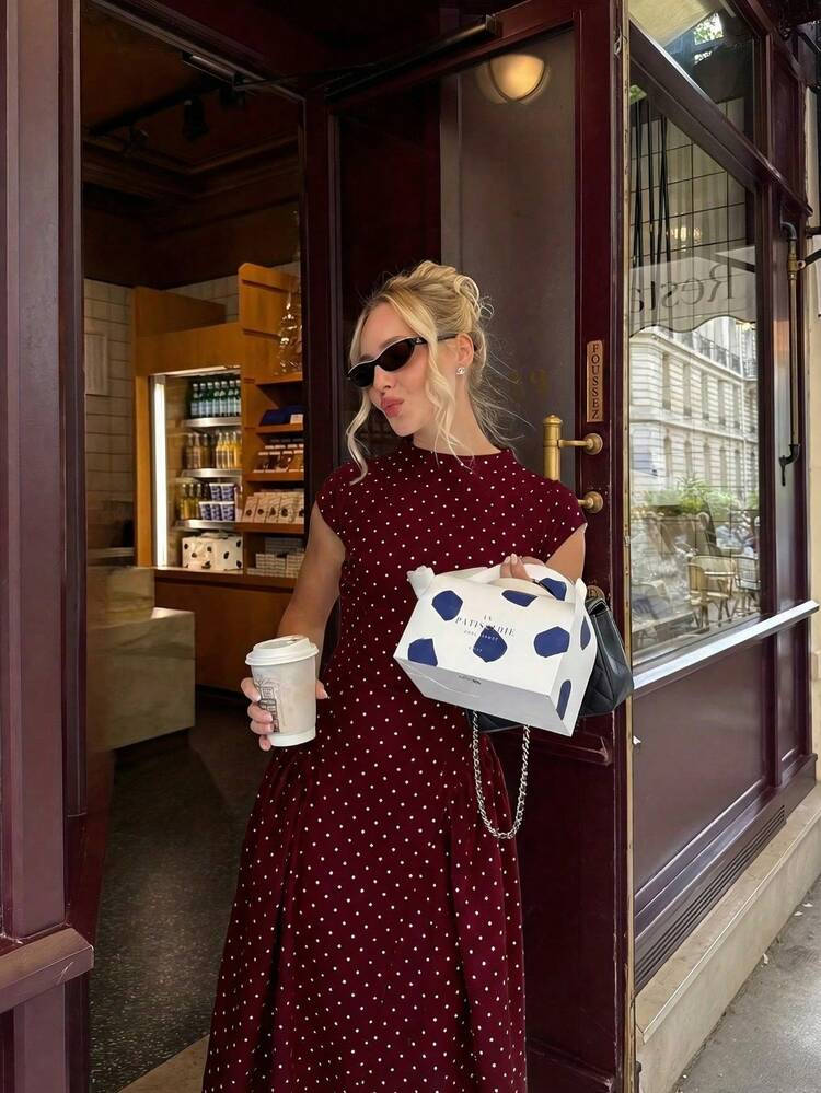 Red Polka Dot Dress