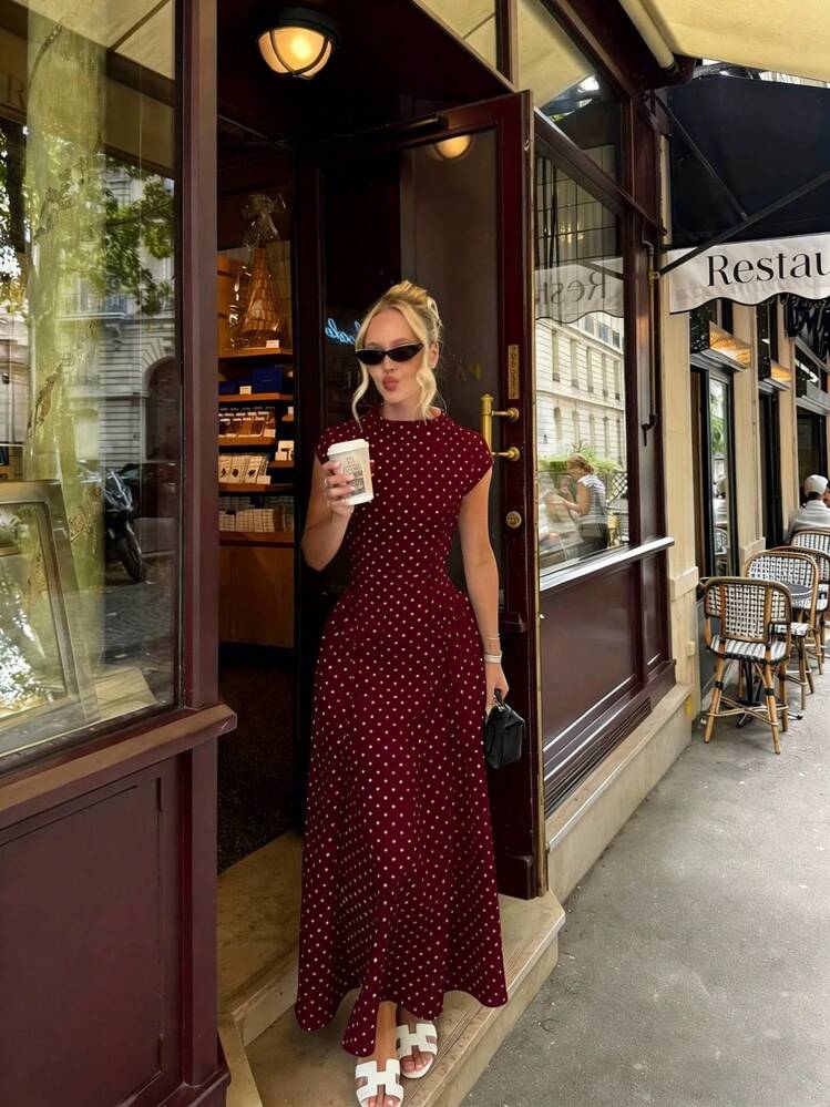 Red Polka Dot Dress
