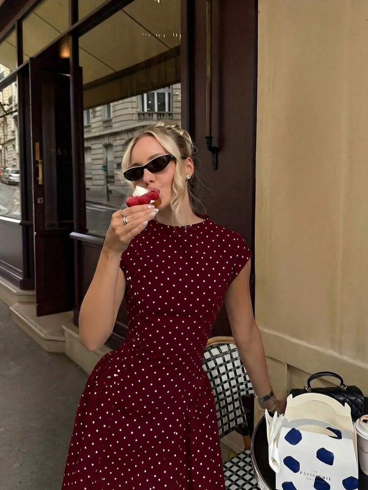 Red Polka Dot Dress