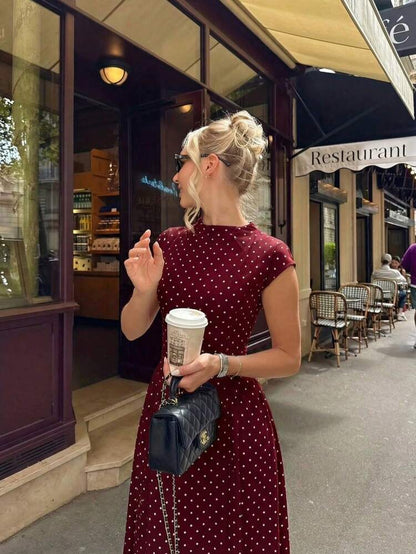 Red Polka Dot Dress
