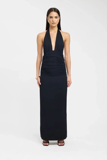 HALTER NECK MAXI DRESS