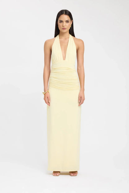 HALTER NECK MAXI DRESS