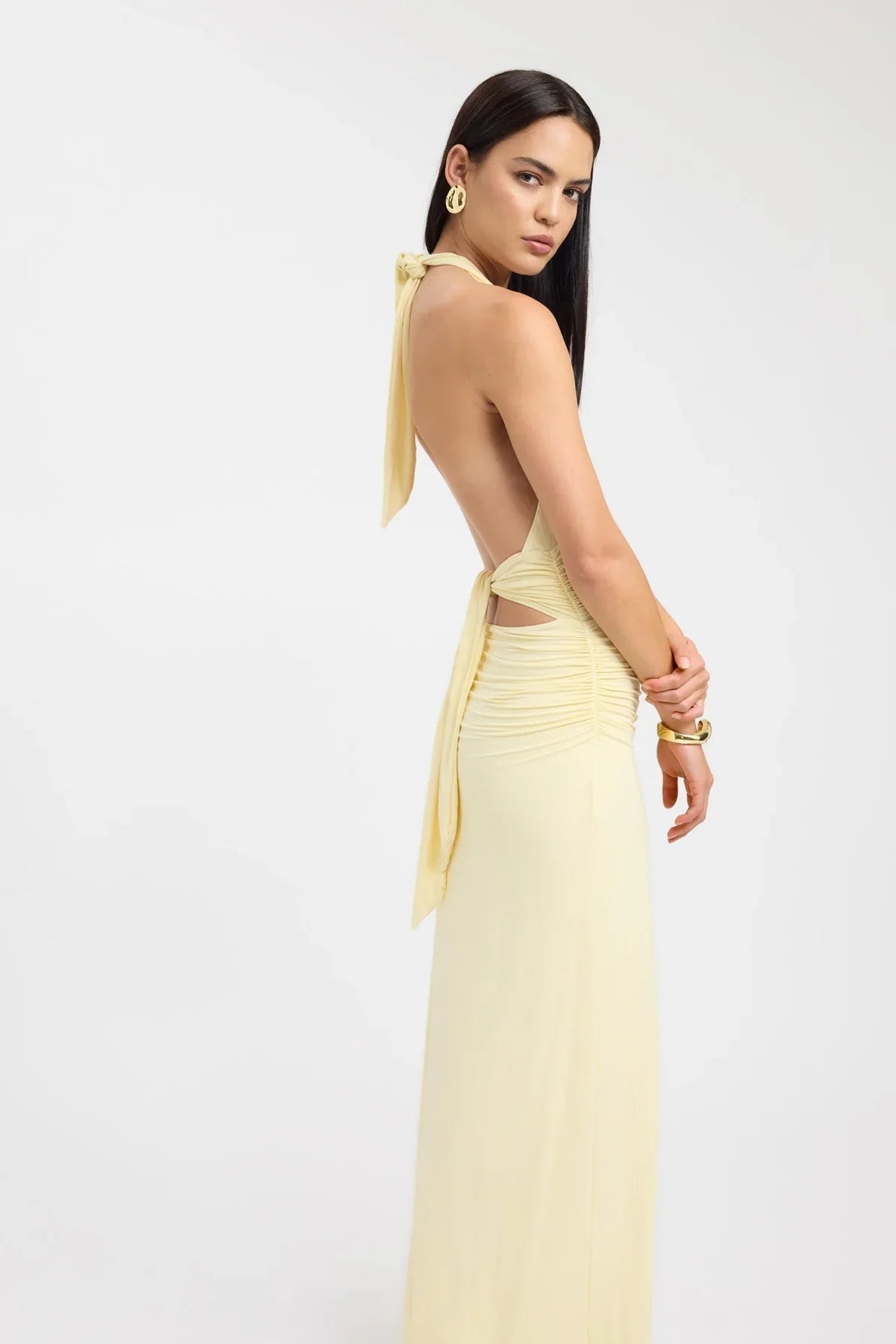 HALTER NECK MAXI DRESS
