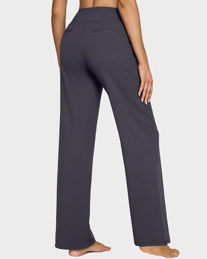 HIGH WAIST WIDE-LEG PANTS