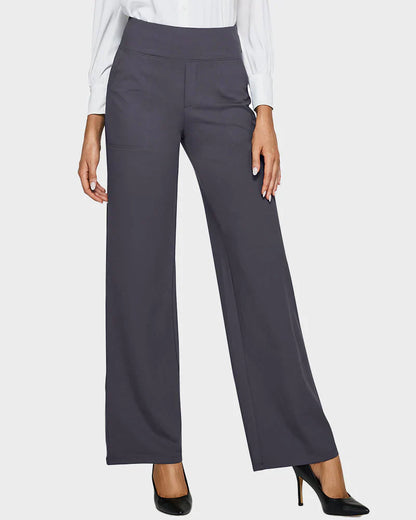 HIGH WAIST WIDE-LEG PANTS