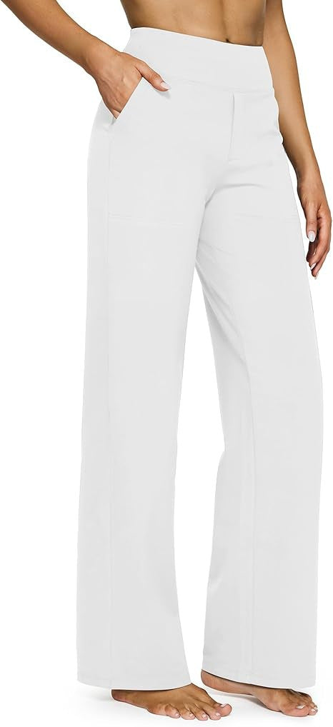 HIGH WAIST WIDE-LEG PANTS