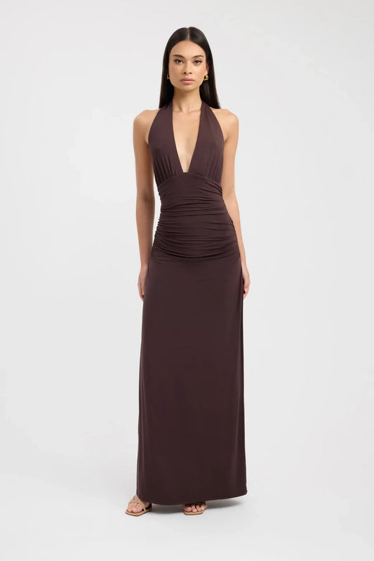 HALTER NECK MAXI DRESS