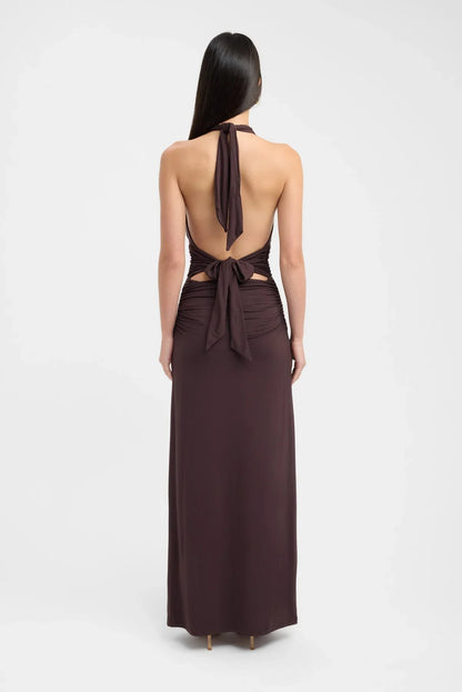 HALTER NECK MAXI DRESS
