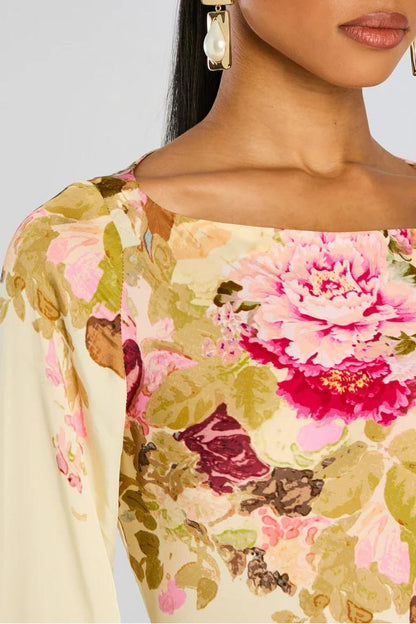 FLORAL ELEGANCE DRESS