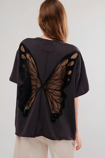 BUTTERFLY BACK T-SHIRT