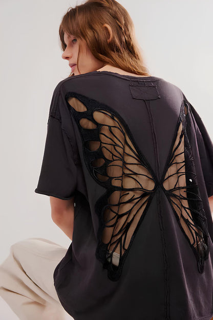 BUTTERFLY BACK T-SHIRT