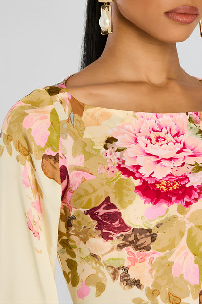 FLORAL ELEGANCE DRESS
