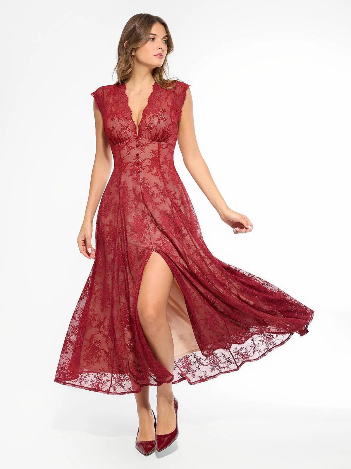 Carmineya Dress