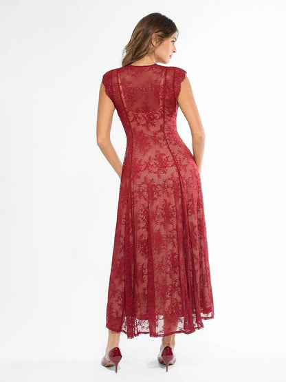 Carmineya Dress