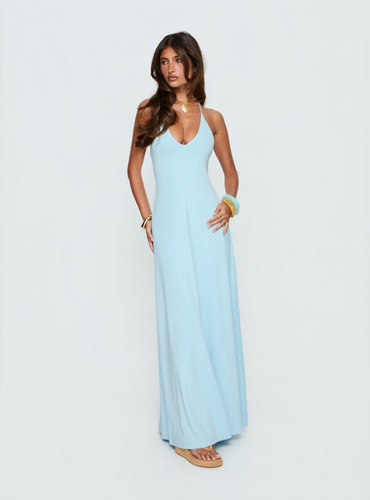 LANGUID HALTER DRESS
