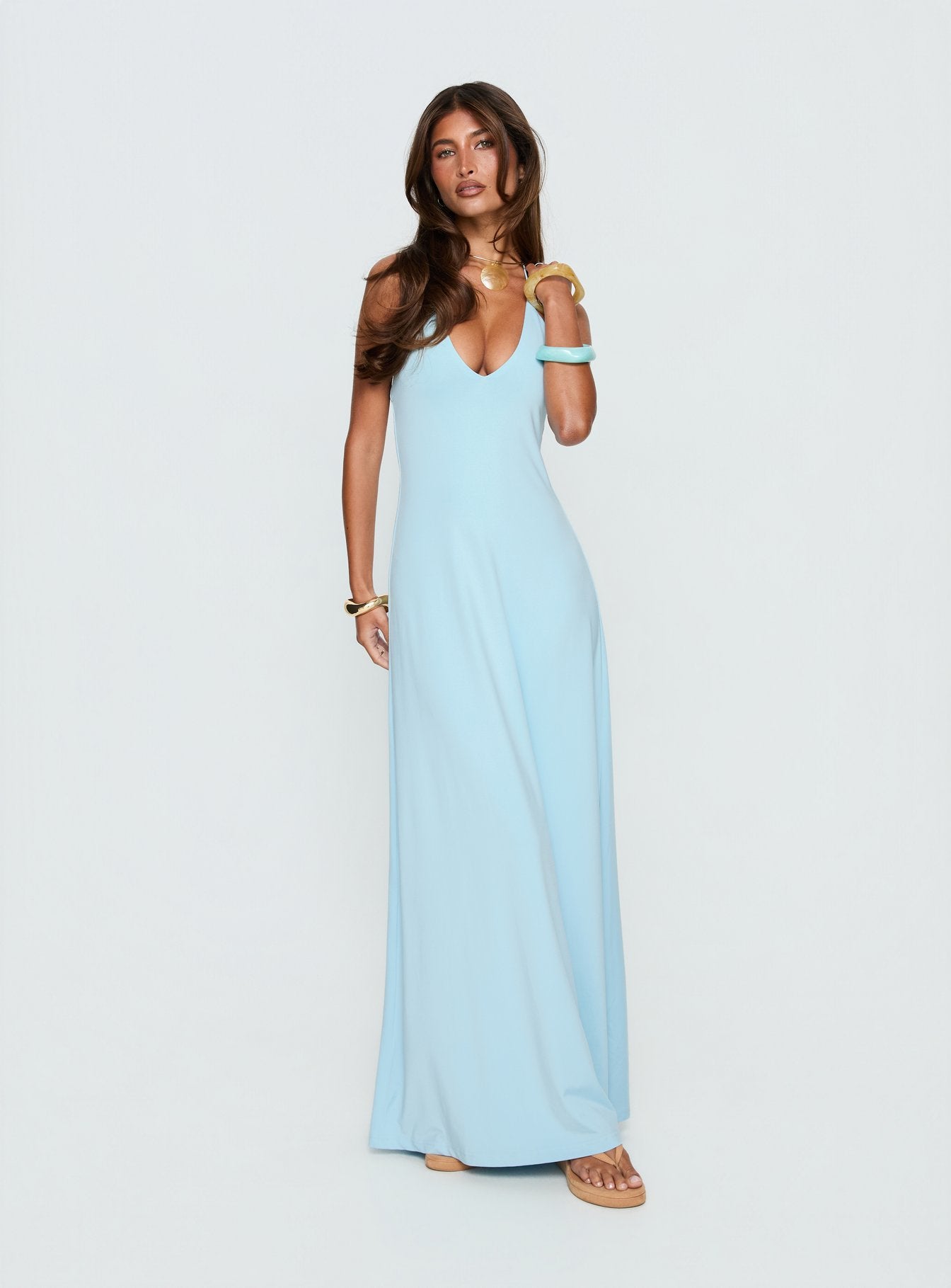 LANGUID HALTER DRESS