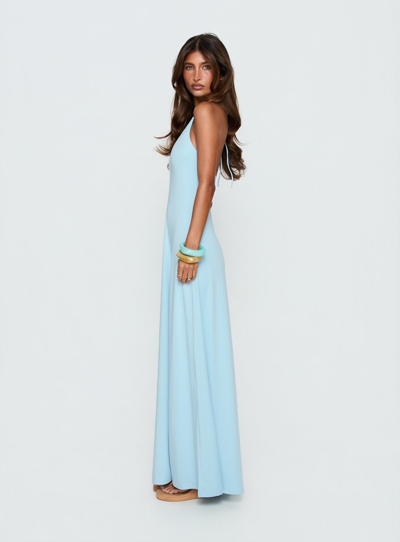 LANGUID HALTER DRESS