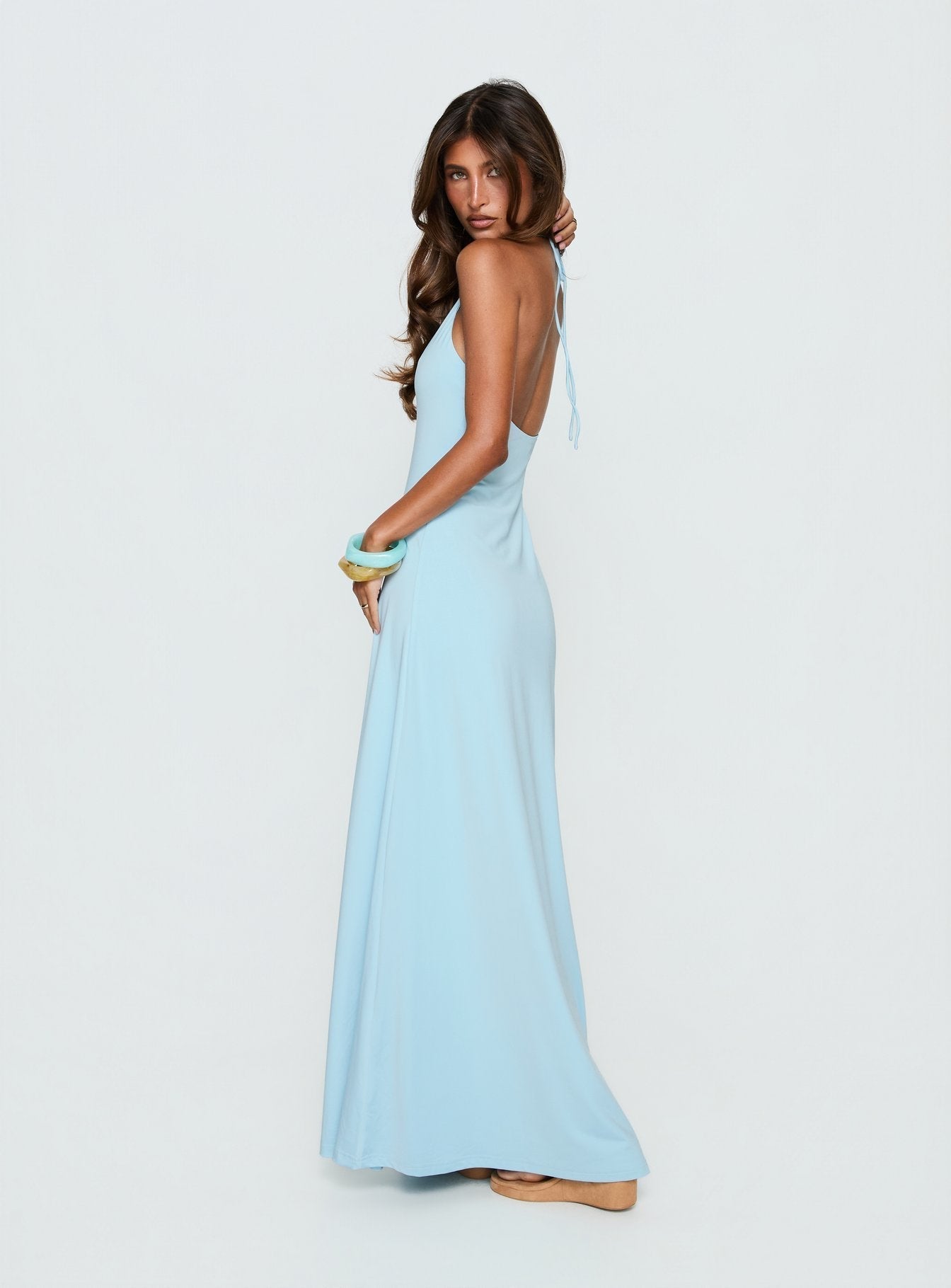 LANGUID HALTER DRESS