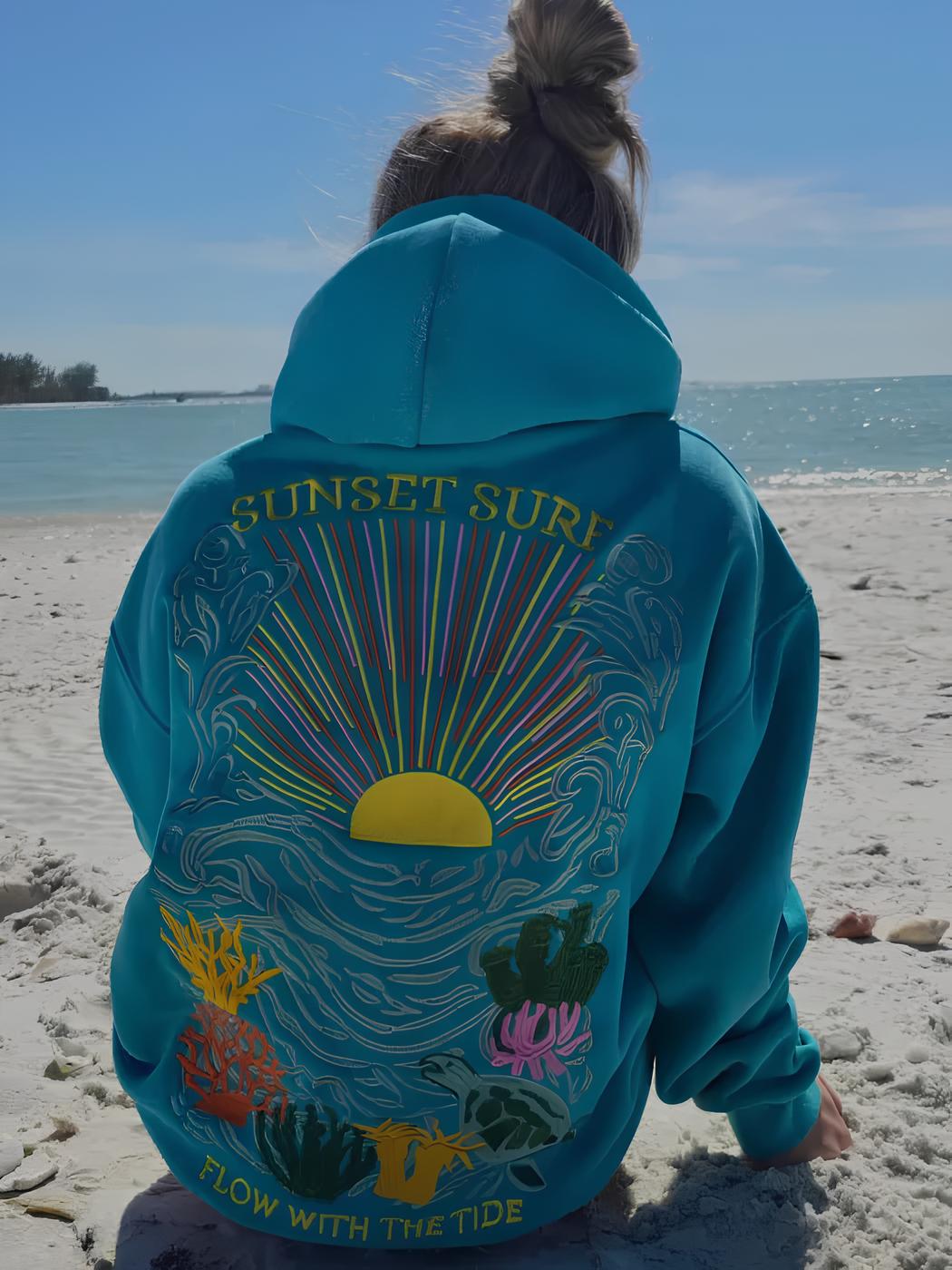 SUNSET SURF HOODIE