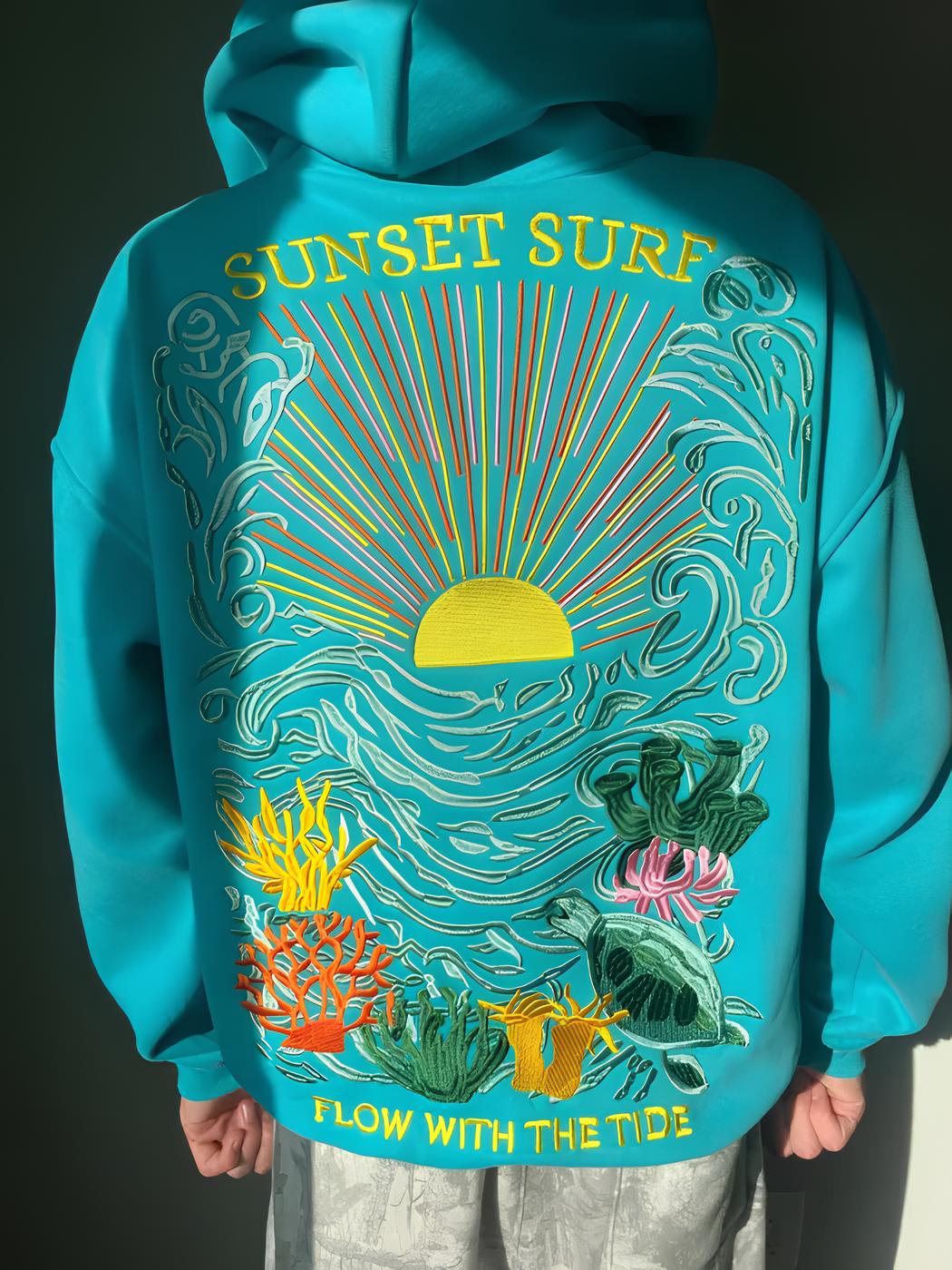 SUNSET SURF HOODIE