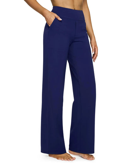 HIGH WAIST WIDE-LEG PANTS